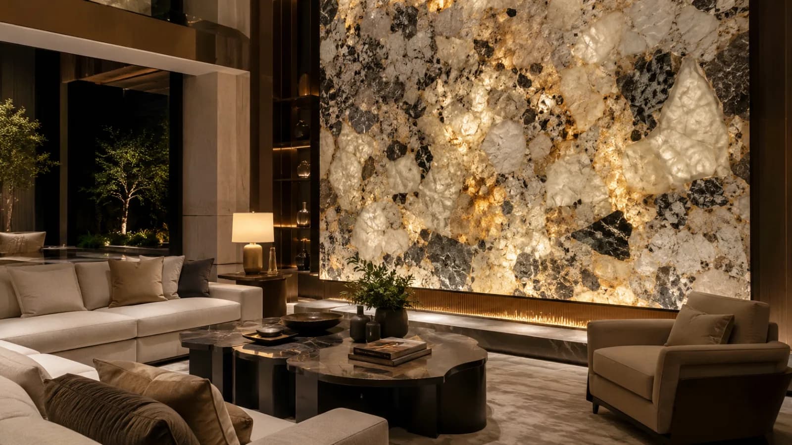 Imported Marble stone used in an interior