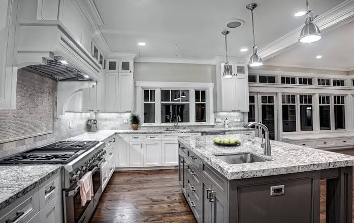 Classic White stone in an interior